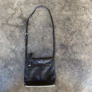 Kate Spade Chester Street Dessi Black Pebbled Leather Crossbody
